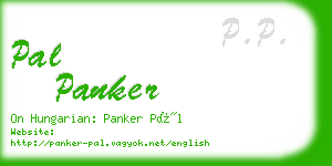 pal panker business card